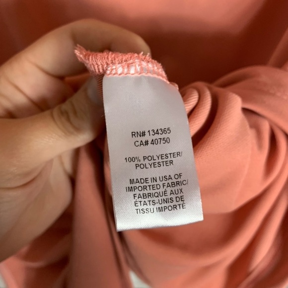 Marla Wynne Women’s Blush Tunic Size Small Lagenlook  Comfort Front Slit Mature - Picture 6 of 10